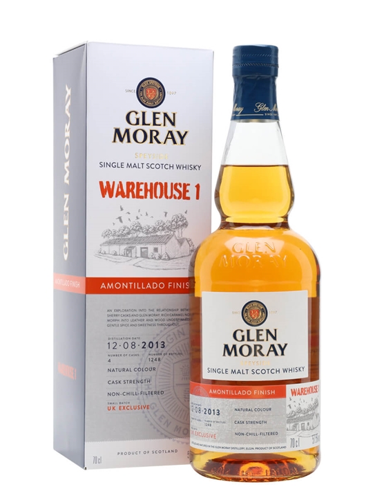 Glen Moray 2013 / Amontillado Finish / Warehouse 1 Release Speyside Whisky - Single Malt Review