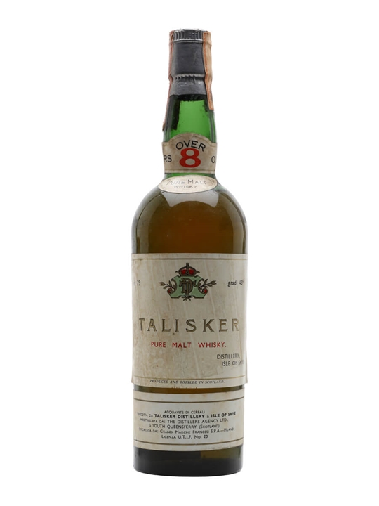 Talisker Pure Malt Over 8 Year Old / Bot.1960s Island Whisky - Single Malt Review