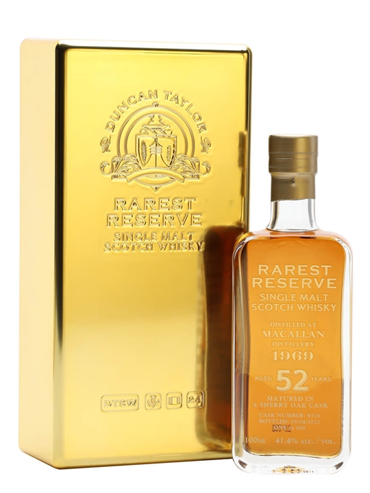 Macallan 1969 / 52 Year Old / Duncan Taylor Rarest Reserve Speyside Whisky - Speyside Review