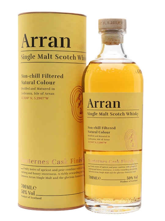 Arran Sauternes Cask Finish Island Single Malt Scotch Whisky - Single Malt Review