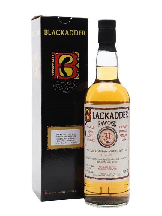 Glentauchers 1989 / 31 Year Old / Blackadder Speyside Whisky - Single Malt Review