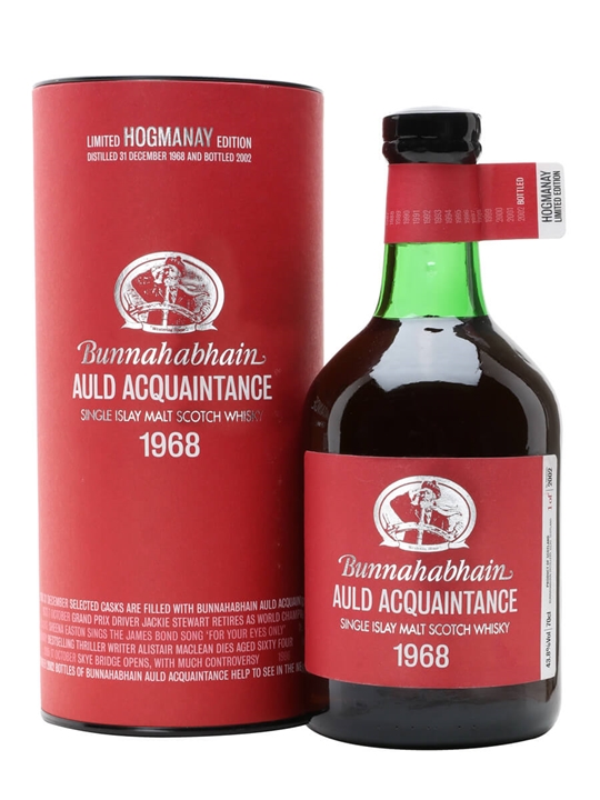 Bunnahabhain 1968 / Auld Acquaintance Islay Single Malt Scotch Whisky
