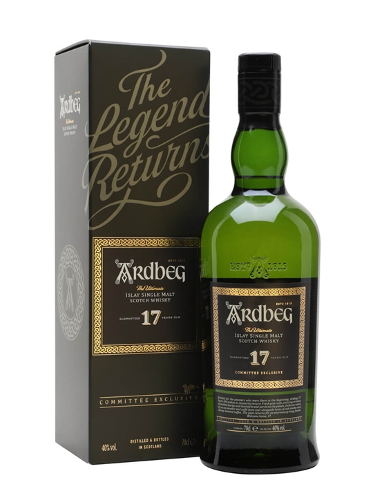 Ardbeg 17 Year Old The Legend Returns / Committee Exclusive Islay Whisky - Single Malt Review