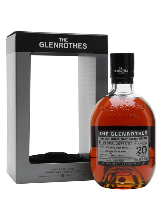 Glenrothes 1998 / 20 Year Old / Single Cask 13662 Speyside Whisky - Speyside Review