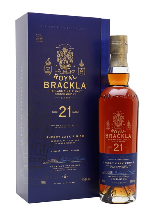 Royal Brackla 21 Year Old / Sherry Finish Highland Whisky - Single Malt Review