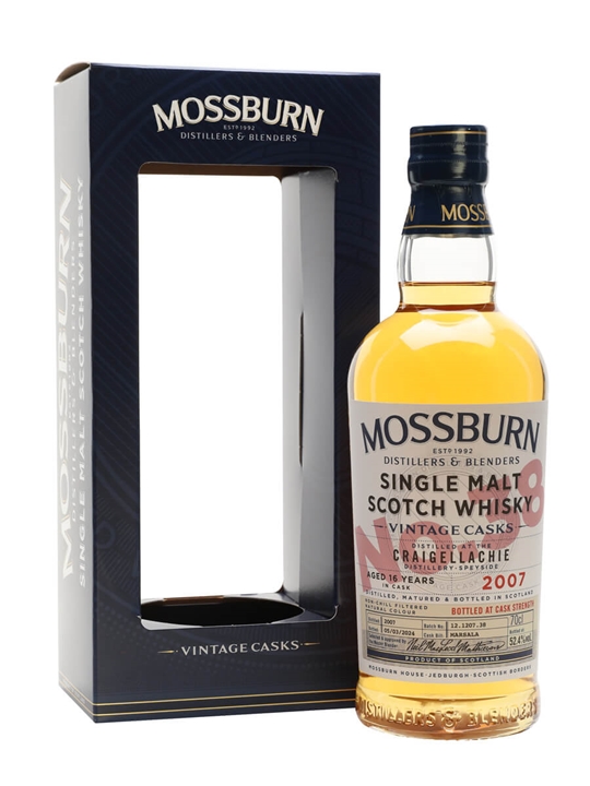 Craigellachie 2007 /16 Year Old / Marsala Finish / Cask #38 / Mossburn Speyside Whisky - Speyside Review