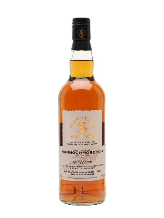 Mannochmore 2014 / 11 Year Old / 100 Proof Edition 51 / Signatory Speyside Whisky - Bourbon Review