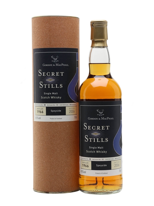 Secret Stills No: 2.1 (Cragganmore) 1966 / Sherry Cask / Gordon & MacPhail Speyside Whisky - Speyside Review