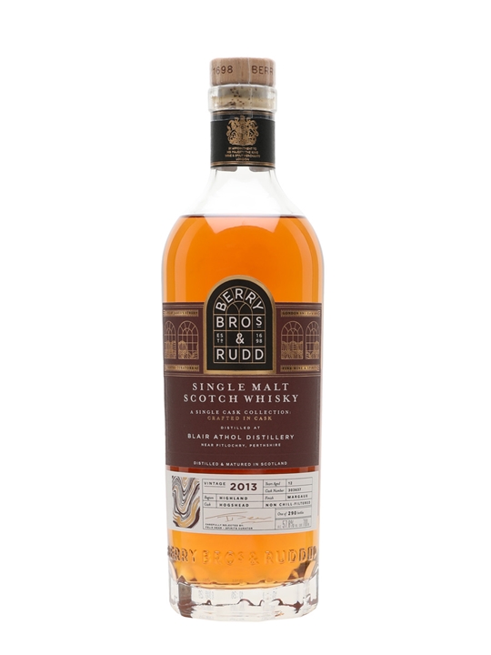 Blair Athol 2013 / 12 Year Old / Cask 303637 / Berry Bros & Rudd Odyssey Range Highland Whisky - Highland Review