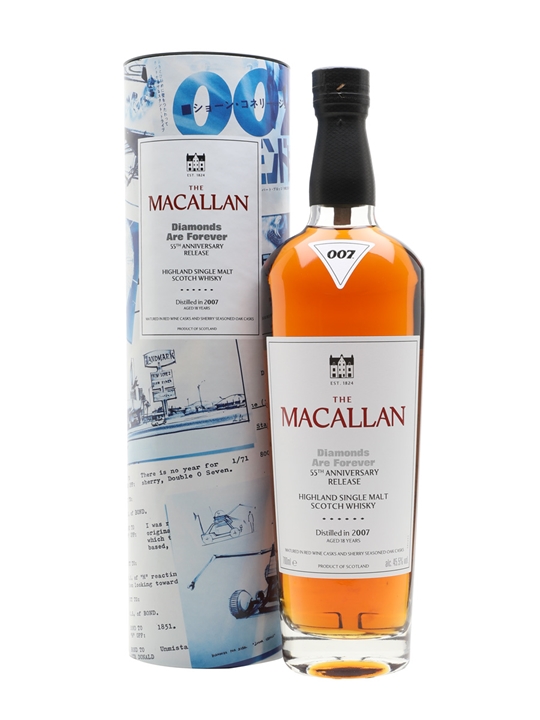 Macallan Diamonds Are Forever 2007 / 18 Year Old Speyside Whisky - Single Malt Review