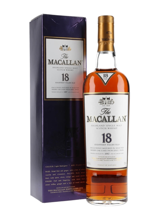 Macallan 1997 / 18 Year Old / Sherry Cask Speyside Whisky - Speyside Review