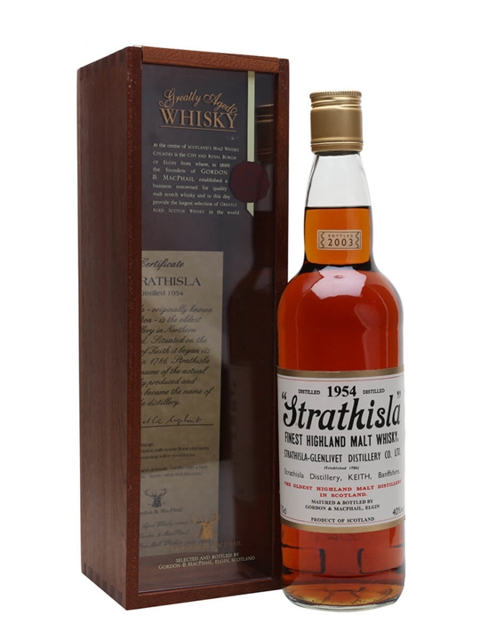Strathisla 1954 / 48 Year Old / Gordon & Macphail Speyside Whisky - Speyside Review