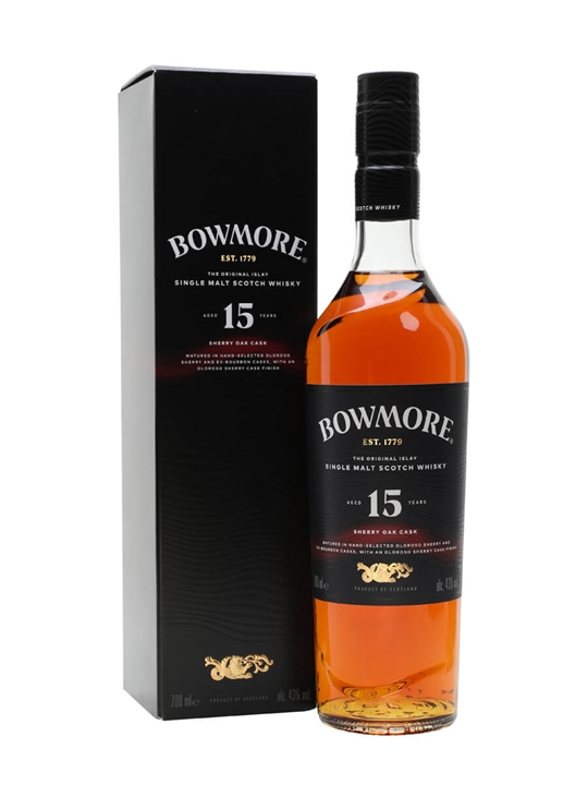 Bowmore 15 Year Old Sherry Oak Islay Single Malt Scotch Whisky - Single Malt Review