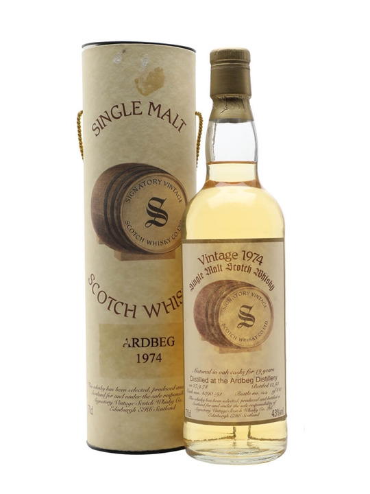 Ardbeg 1974 / 19 Year Old / Cask 4390+91 / Signatory Islay Whisky - Islay Review