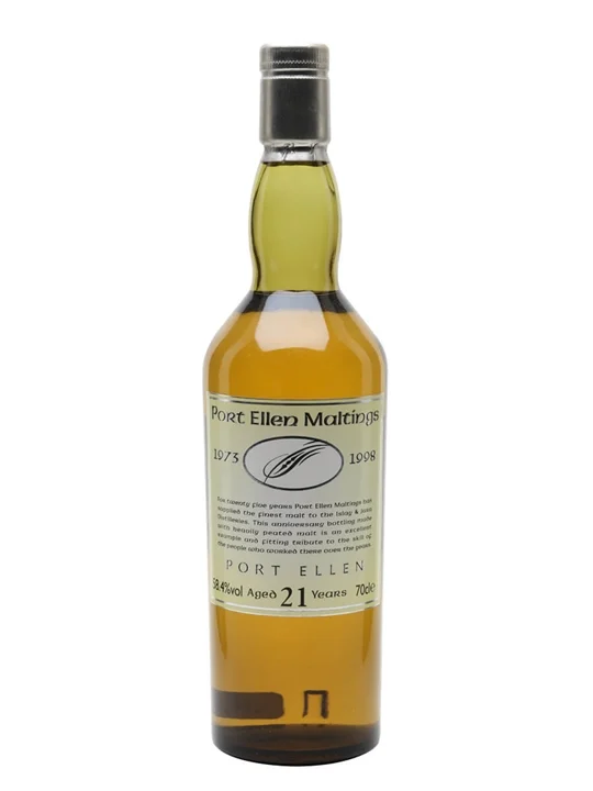 Port Ellen 21 Year Old / 25th Anniversary Maltings Islay Whisky - Islay Review