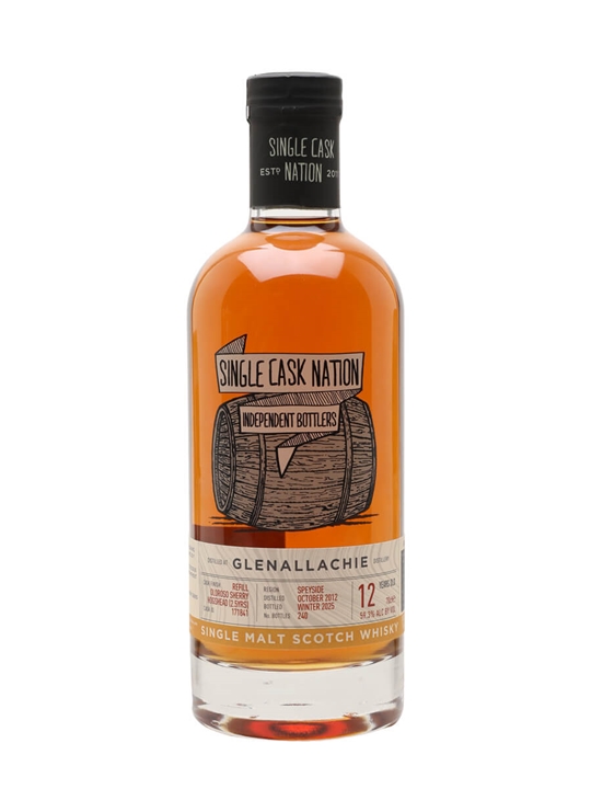 Glenallachie 2012 / 12 Year Old / Oloroso Cask 171841 / Single Cask Nation Speyside Whisky - Speyside Review