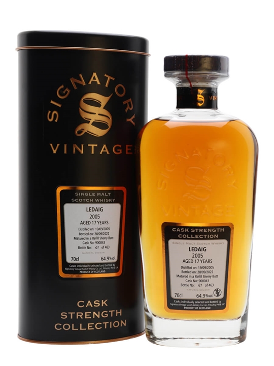 Ledaig 2005 / 17 Year Old / Signatory Island Single Malt Scotch Whisky - Single Malt Review