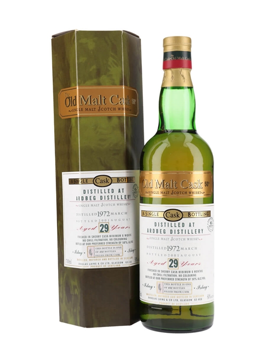 Ardbeg 1972 / 29 Year Old / Sherry Finish / Old Malt Cask Islay Whisky - Islay Review