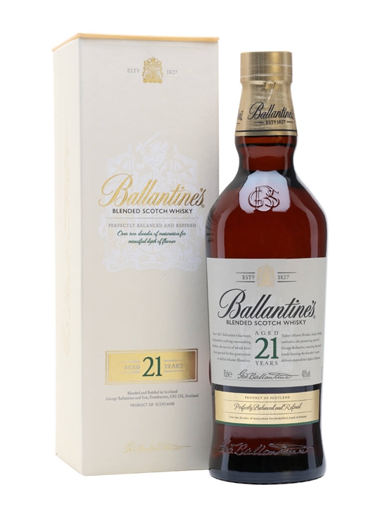 Ballantine's 21 Year Old Blended Scotch Whisky - Blended Review