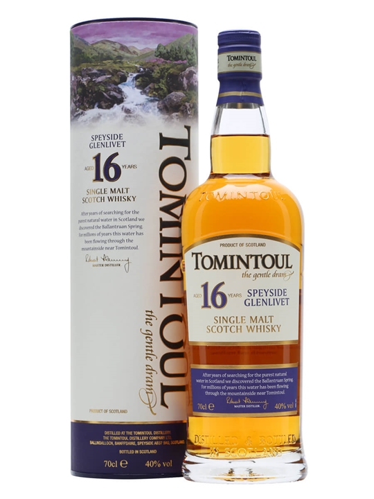 Tomintoul 16 Year Old Speyside Single Malt Scotch Whisky - Single Malt Review
