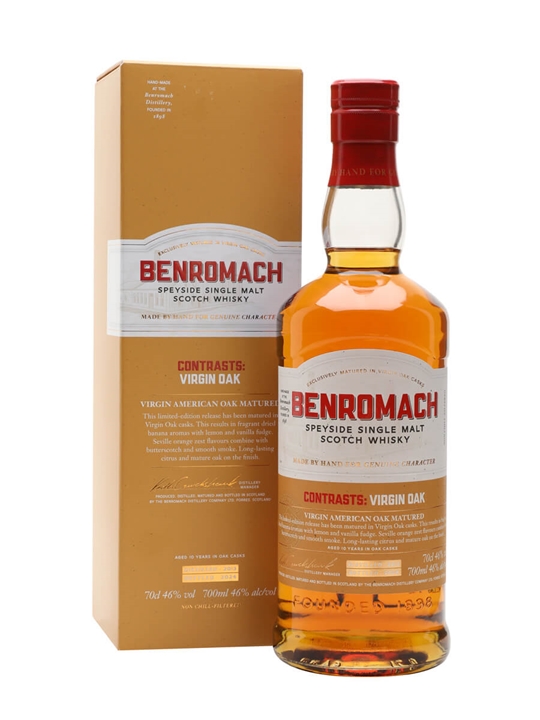 Benromach Contrasts 2013 / 10 Year Old / Virgin Oak Cask Speyside Whisky - Single Malt Review