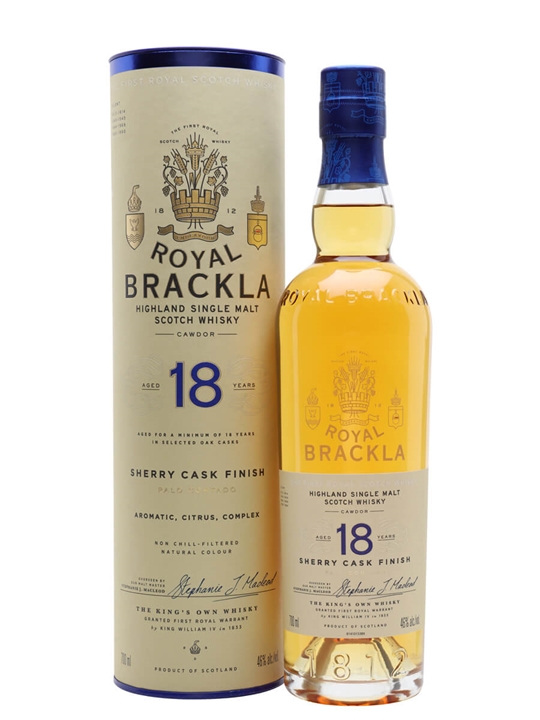 Royal Brackla 18 Year Old / Palo Cortado Finish Highland Whisky - Single Malt Review