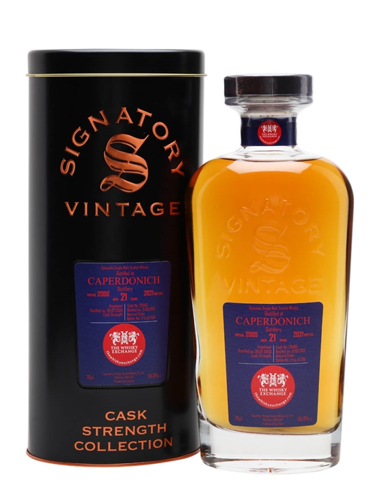 Caperdonich 2000 / 21 Year Old / Signatory for The Whisky Exchange Speyside Whisky - Speyside Review