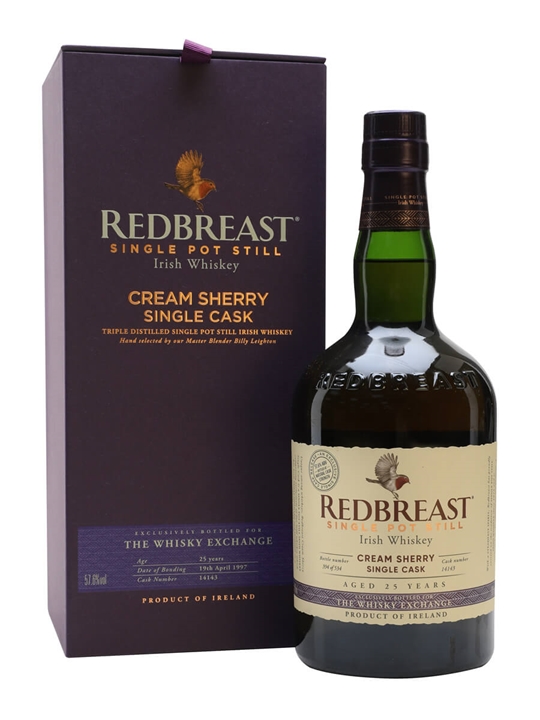 Redbreast 1997 / 25 Year Old / Cream Sherry Cask / The Whisky Exchange Exclusive - Single Malt Review