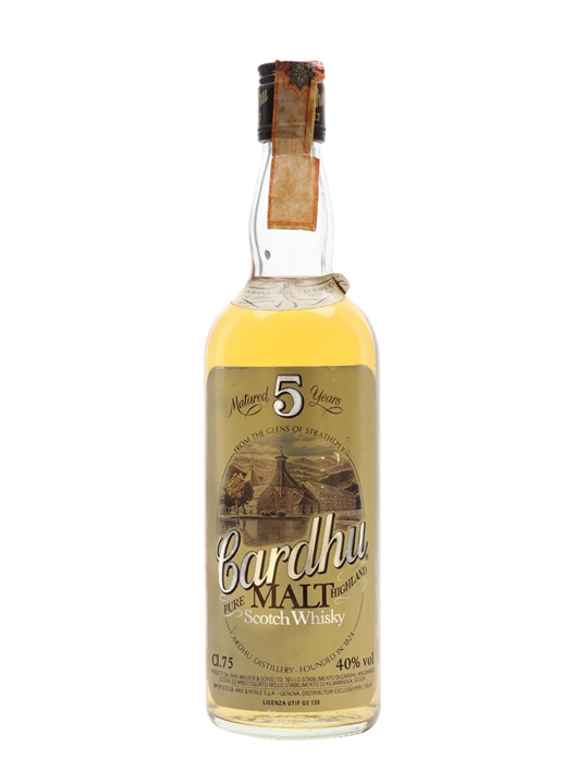 Cardhu 5 Year Old / Bot.1980s Speyside Single Malt Scotch Whisky - Single Malt Review