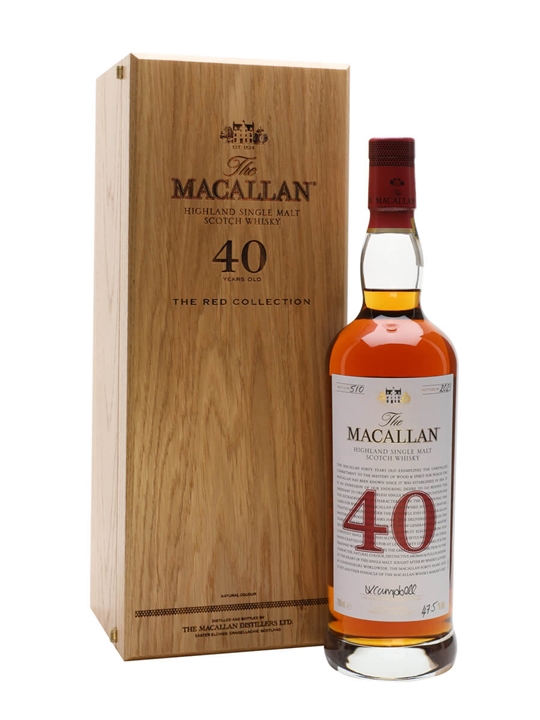 Macallan 40 Year Old / The Red Collection / 2023 Release Speyside Whisky - Speyside Review