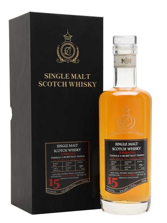 Supernova Secret Islay 2009 / 15 Year Old / DH Global Spirits Islay Whisky - Single Malt Review