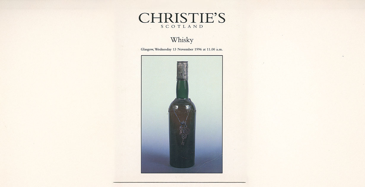 What Can A 1996 Christie’s Auction Catalogue Teach Us About The 2025 Whisky Market? - American Review