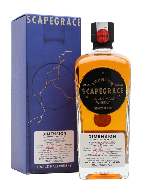 Scapegrace Dimension New Zealand Single Malt Whisky - Single Malt Review