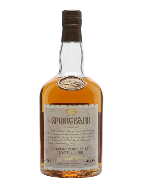 Springbank 25 Year Old / Dumpy Bottle / Bot.1980s Campbeltown Whisky - Campbeltown Review