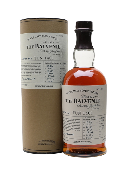 Balvenie Tun 1401 / Batch 7 Speyside Single Malt Scotch Whisky - Single Malt Review