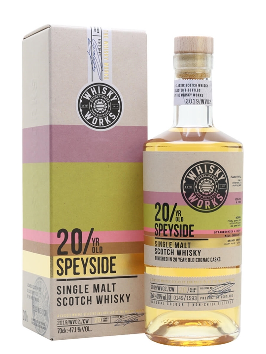 20 Year Old Speyside Cognac Finish / Whisky Works Single Whisky - Single Malt Review