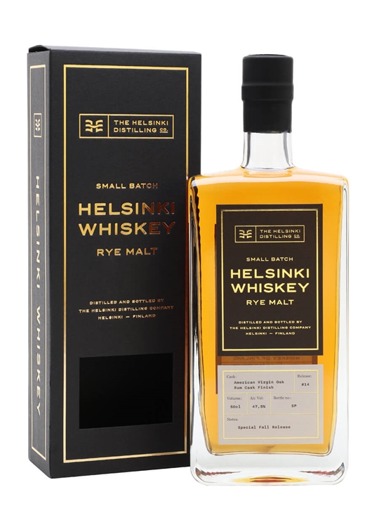 Helsinki Whiskey Rum Cask Rye Malt Finnish Rye Whiskey - Rye Review