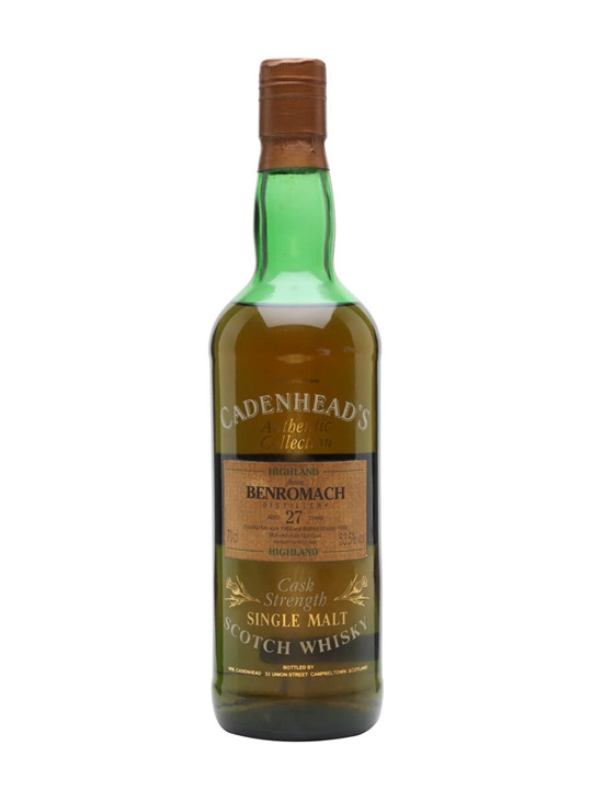 Benromach 1966 / 27 Year Old / Cadenhead's Speyside Whisky - Speyside Review