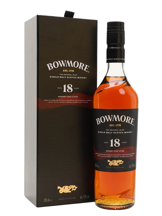 Bowmore 18 Year Old / Sherry Oak Islay Single Malt Scotch Whisky - Single Malt Review