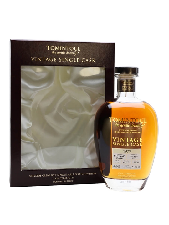 Tomintoul 1977 / 44 Year Old / Cognac Cask Speyside Whisky - Single Malt Review