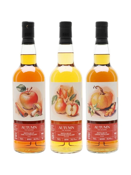 The Seasons: Autumn Set / The Whisky Exchange / 3 Bottles Single Whisky - Single Malt Review