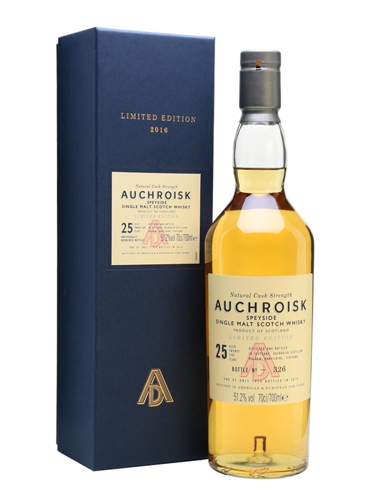 Auchroisk 1990 / 25 Year Old / Special Releases 2016 Speyside Whisky - Speyside Review