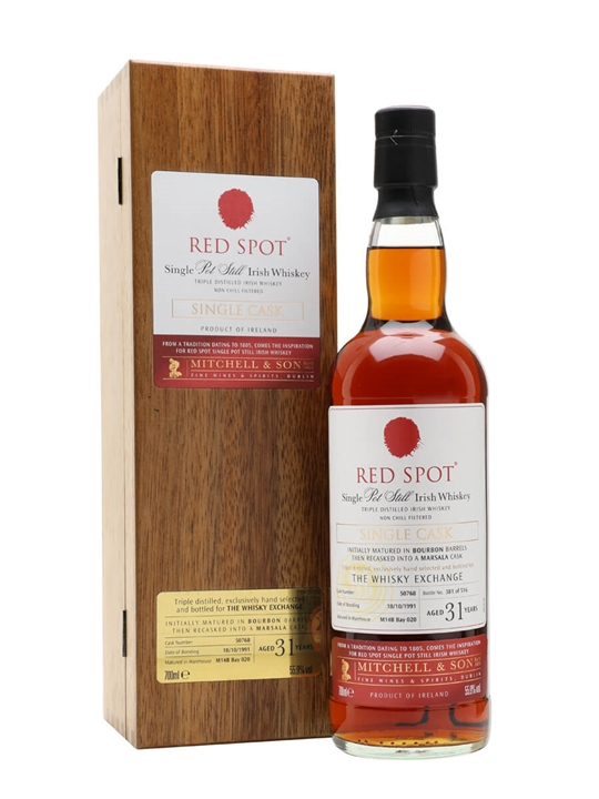 Red Spot 1991 / 31 Year Old / Marsala Cask / Exclusive to The Whisky Exchange - Single Malt Review