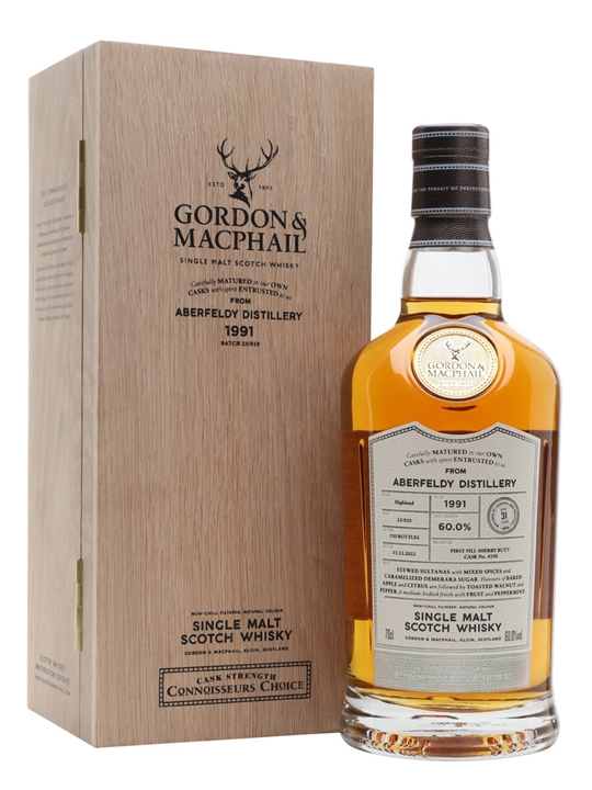 Aberfeldy 1991 / 31 Year Old / Connoisseurs Choice Highland Whisky - Highland Review