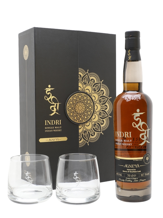 Indri Agneya Glass Set Indian Single Malt Whisky - Single Malt Review