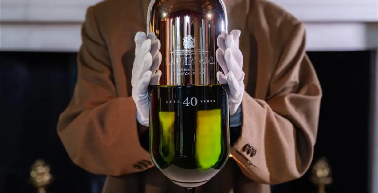 Laphroaig 40-Year-Old Sells for Record $156,250 at Charity Auction - American Review