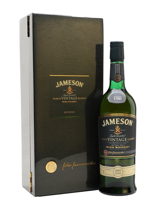 Jameson 2007 Rarest Vintage Reserve Blended Irish Whiskey - Irish Review