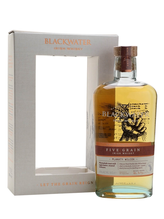 Blackwater Irish Whisky Five Grain Planxty Wilcox - Rye Review