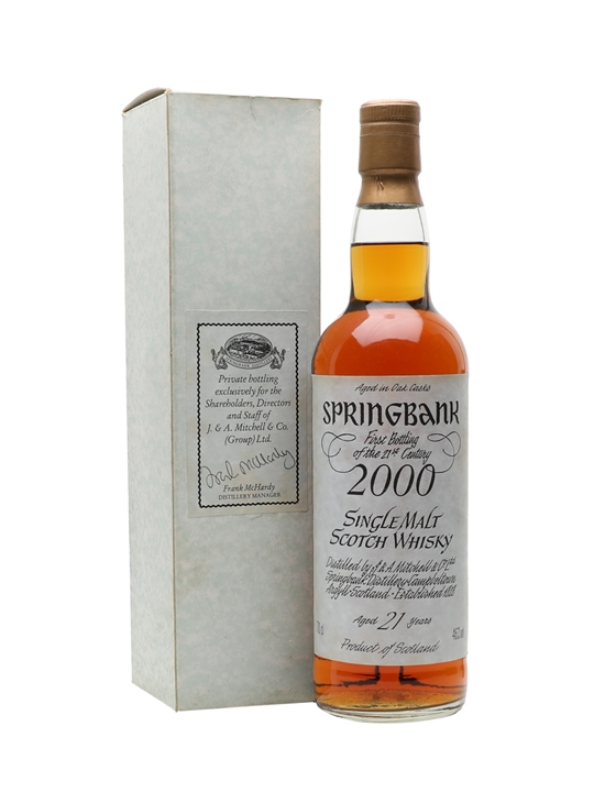 Springbank 21 Year Old / First Bottling of 21st Century Campbeltown Whisky - Campbeltown Review