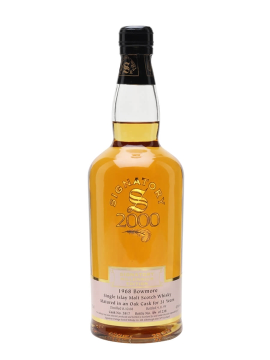 Bowmore 1968 / 31 Year Old / Millennium / Cask #3817 / Signatory Islay Whisky - Islay Review